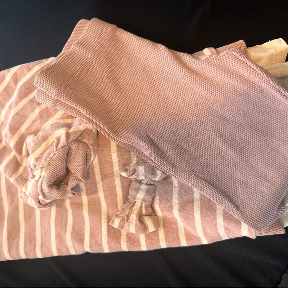 Next Kids Matching Set in Pink and Cream